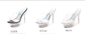 Tacones Altos Transparentes